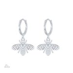 Boucles d'oreilles petites abeilles délicates et élégantes