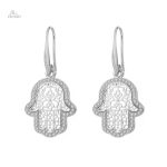 Boucles d'oreilles Fatma, design élégant et protecteur