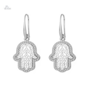 Boucles d'oreilles Fatma, design élégant et protecteur