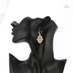Boucles d'oreilles porte-bonheur en forme de main de Fatma