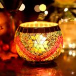 Accessoire de table marocain : bougeoir décoratif