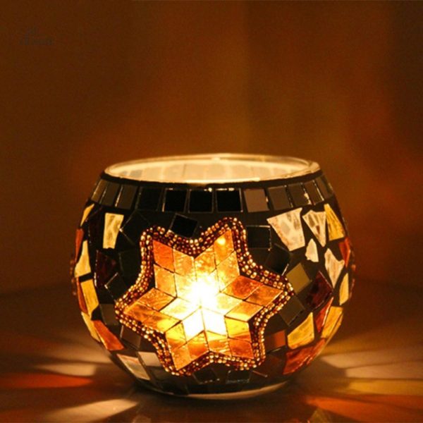 Bougeoir en fer forgé, un bijou marocain
