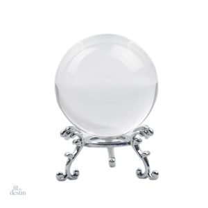 Boule de cristal porte-bonheur gitan, objet de décoration mystique
