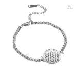 Bracelet fleur de vie en tant que porte-bonheur