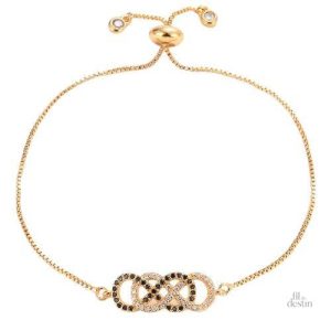 Bracelet infini porte-bonheur élégant et symbolique