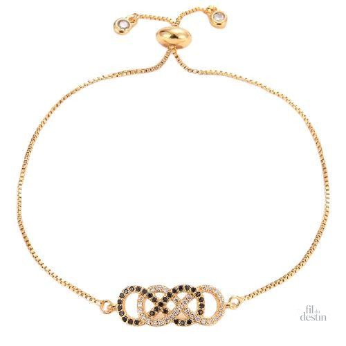 bracelet-au-double-infini-1 Bracelet infini porte-bonheur élégant et symbolique