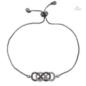 Bijou porte-bonheur avec motif infini intemporel