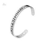 Bracelet runes anciennes, accessoire porte-bonheur unique