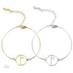 Bracelet runes futhark nordique porte-bonheur