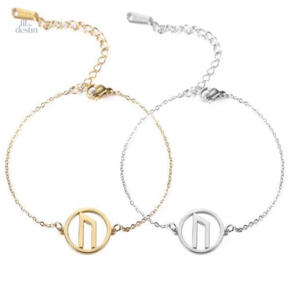 Bracelet spirituel aux symboles anciens