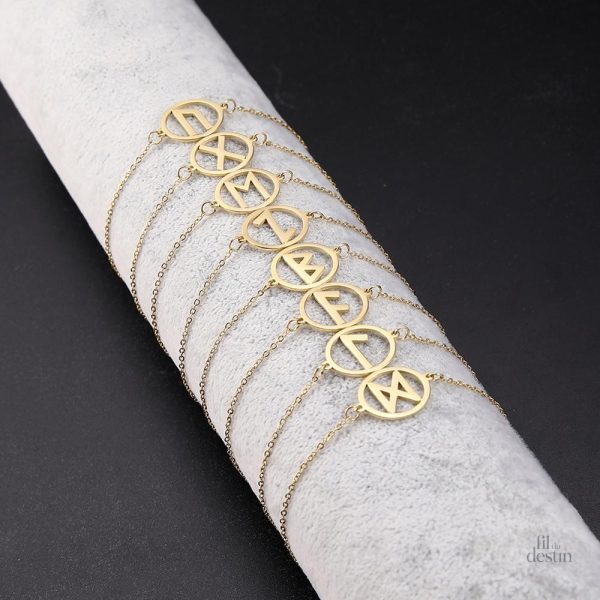 Bracelet runes futhark nordique porte-bonheur - vue 6