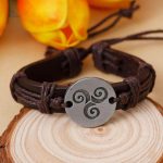 Bracelet porte-bonheur avec amulette Triskel