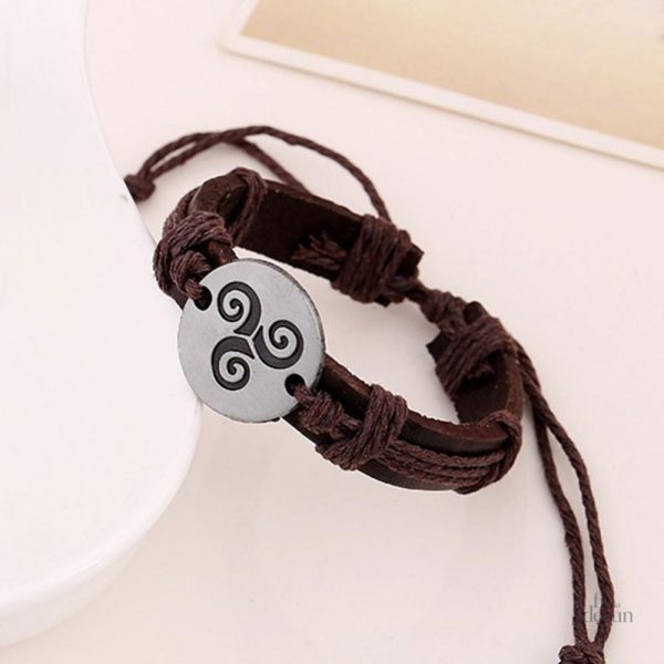 Bracelet symbolique Triskel pour protection et chance