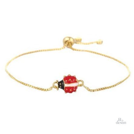 bracelet-de-la-coccinelle-1 Bracelet porte-bonheur coccinelle, symbole de chance et protection