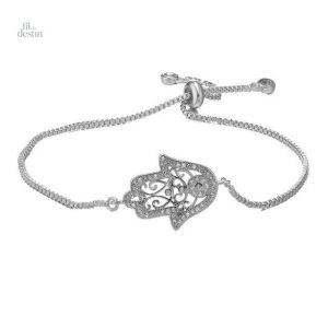 Bijou traditionnel main de Fatma, motif arabesque unique