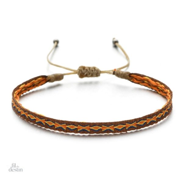 Bracelet de l'amitié brésilien épais en couleur vive - vue 5