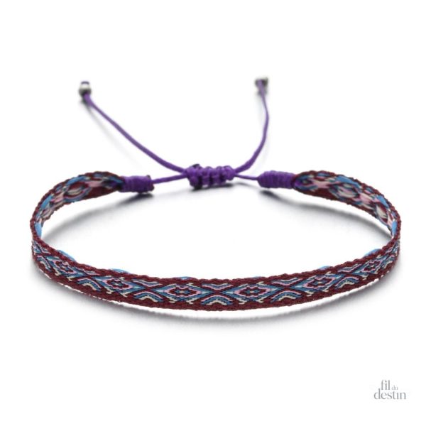Bracelet de l'amitié brésilien épais en couleur vive - vue 8
