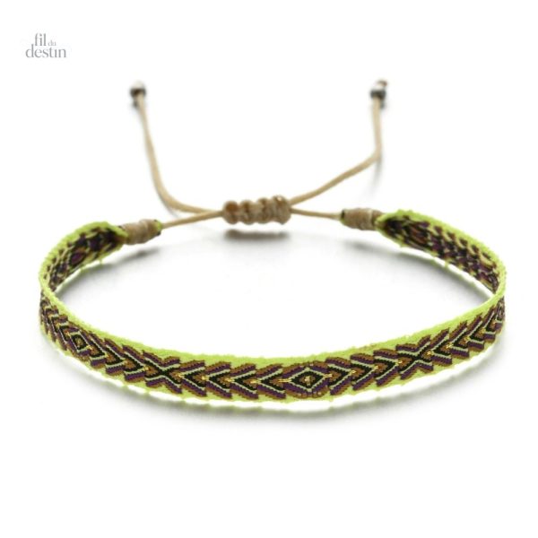 Bracelet de l'amitié brésilien épais en couleur vive - vue 10
