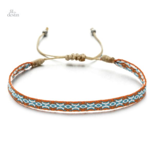 Élégant bracelet d'amitié brésilien, tissé à la main