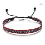 Porte-bonheur brésilien, bracelet avec motifs traditionnels