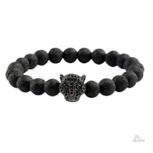 Bracelet jaguar mésoaméricain, symbole de protection et de force