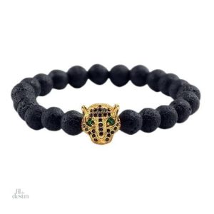 Porte-bonheur jaguar, accessoire inspiré des traditions mésoaméricaines