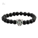 Bracelet en hommage au jaguar, amulette de chance et de spiritualité