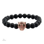 Design unique jaguar, bracelet porte-bonheur pour un style authentique