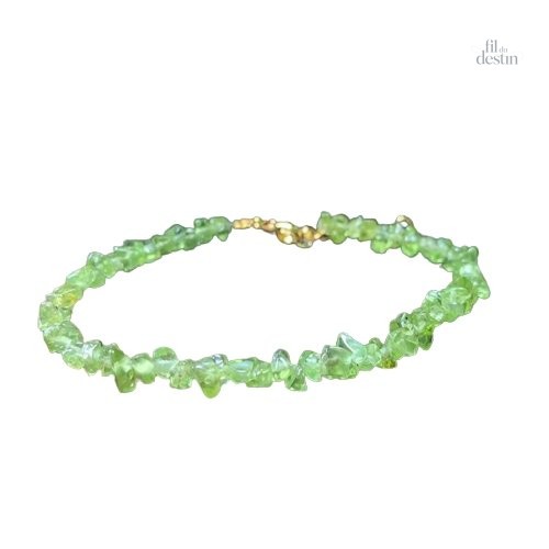 bracelet-en-pierres-peridot-1 Bracelet péridot porte-bonheur en pierres naturelles
