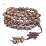 Bracelet en graines d'eucalyptus, symbole de chance