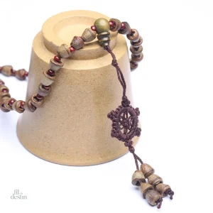 Bijou en eucalyptus, porte-bonheur unique