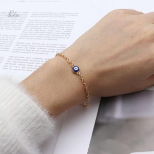 Bracelet Nazar Boncuk délicat, symbole de protection
