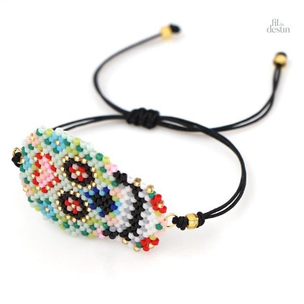 Bracelet décoratif calavera, parfait pour un look unique