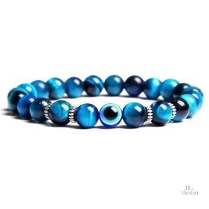 Bracelet avec œil turc, amulette porte-bonheur
