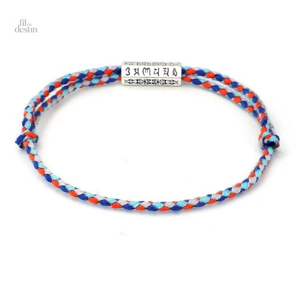 Bracelet qui évoque la sagesse tibétaine