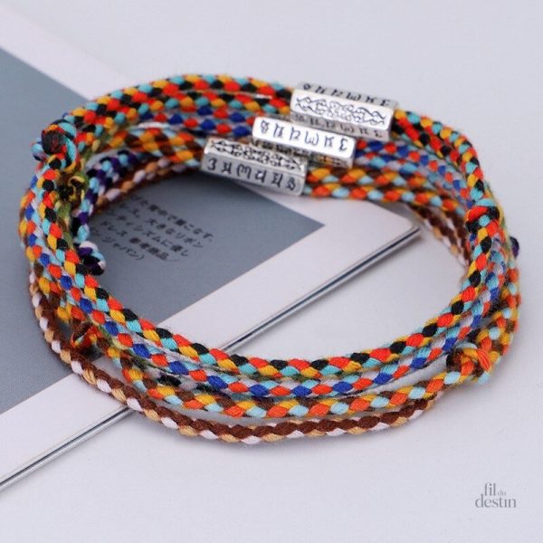 Bracelet aux mantras pour l'harmonie intérieure