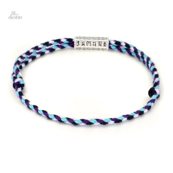 Accessoire de méditation, bracelet tibétain aux mantras