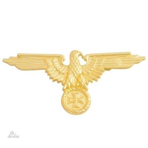 Broche aigle germanique, symbole de force et de protection
