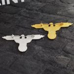 Aigle germanique stylisé, accessoire porte-bonheur unique