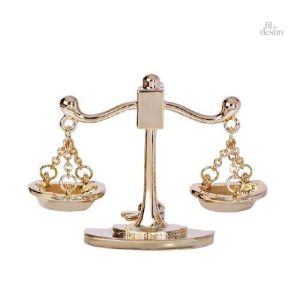 Broche Thémis, symbole de justice et d'équilibre