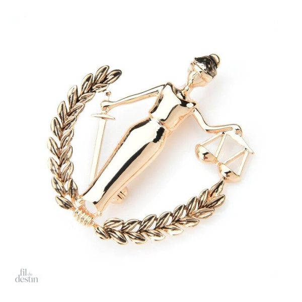 Accessoire chanceux Thémis, symbole d'équilibre et de justice