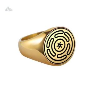 Chevalière Hécate, symbole de protection et de chance