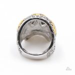 Chevalière avec esthétisme inspiré du calavera traditionnel