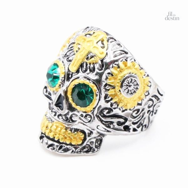 Accessoire unique en style calavera pour un look audacieux