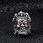 Bague porte-bonheur avec le dieu Acalanatha