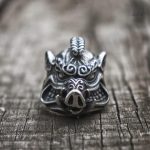 Bague sanglier, symbole de force et de protection