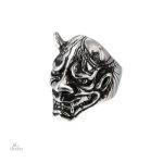 Bague oni japonaise, amulette porte-bonheur élégante