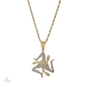 Amulette Trinacrie, symbole porte-bonheur traditionnel