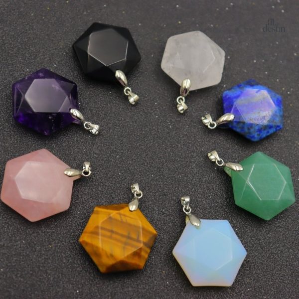 Collier porte-bonheur en dodécaèdre, énergie positive
