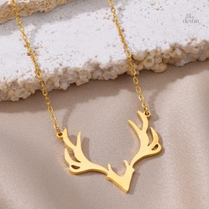 Accessoire de mode avec bois de cerf, symbolique